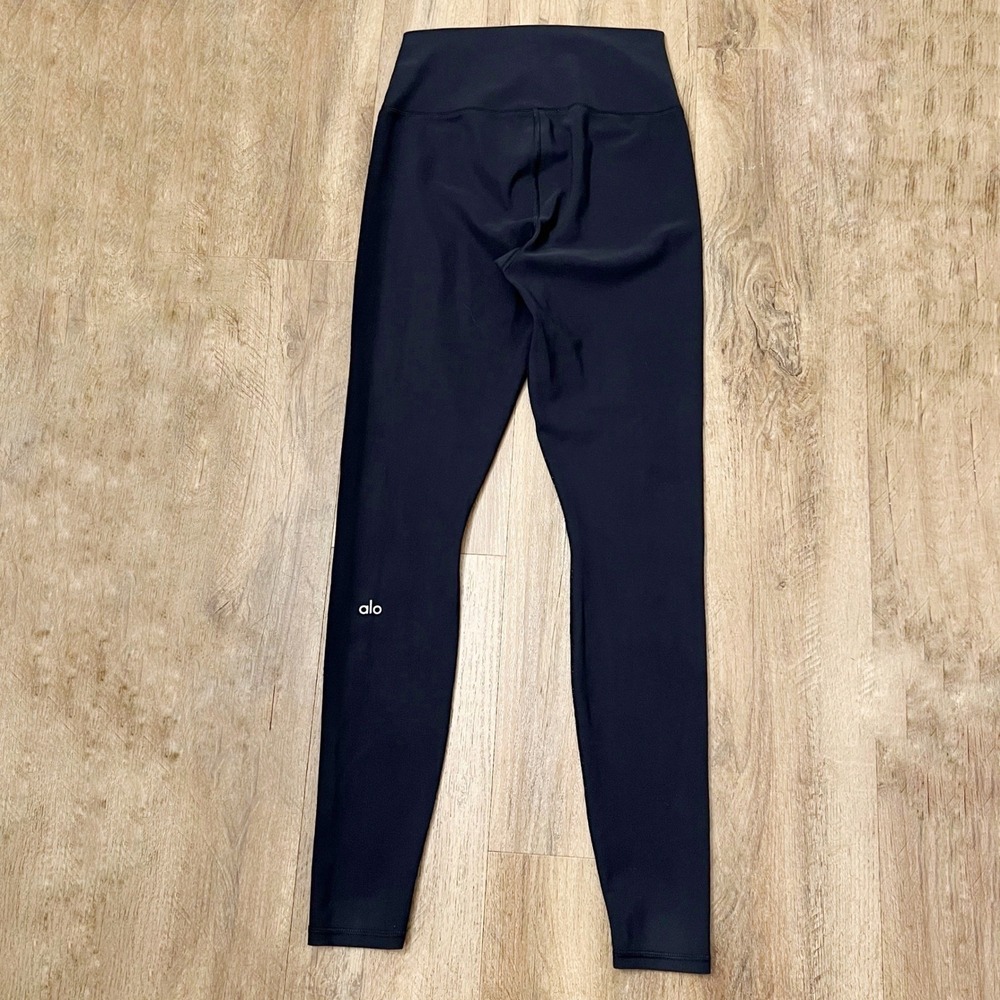 ALO Warrior Legging High-Waist Leg Slashes Stretchy Contouring Color Black Small